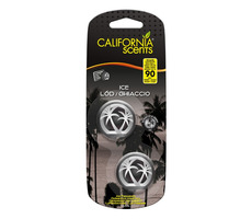 Mini dyfuzor California Scents Ice / Zapach samochodowy / Świeży lód / do 45 dni