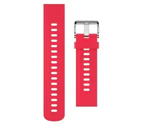 Pasek silikonowy Aligator 22mm czerwony / wyprzedaż