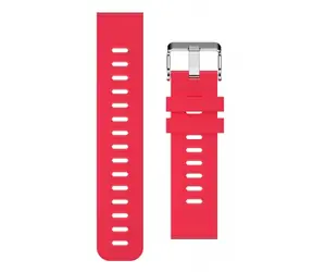 Pasek silikonowy Aligator 20mm czerwony