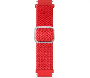 Pasek tekstylny Aligator 22mm czerwony