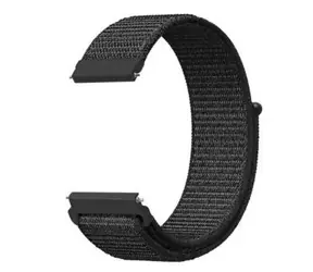 Nylonowy pasek Aligator 20mm w kolorze czarnym