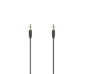 Kabel audio HAMA slim Jack 3,5mm - Jack 3,5mm 0,5m