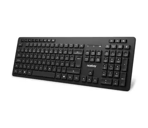 Niceboy K10 czarny / klawiatura bezprzewodowa / układ CZ&SK / klucz USB 2,4 GHz / 2x AAA