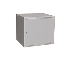 Szafka wisząca składana Solarix SENSA LITE 9U 450mm - drzwi blaszane / RAL 7035