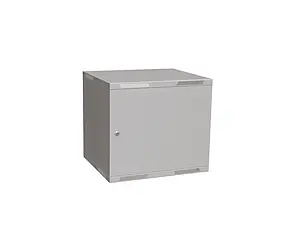 Szafka wisząca składana Solarix SENSA LITE 9U 450mm - drzwi blaszane / RAL 7035