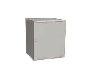 Szafka ścienna składana Solarix SENSA LITE 12U 450mm / drzwi blaszane / RAL 7035