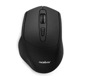 Niceboy M10 Czarna / Bezprzewodowa mysz optyczna / 1600DPI / USB / 2,4 GHz