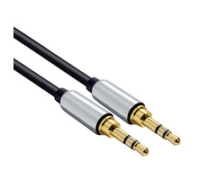 Kabel audio Solight JACK 2m / złącze JACK 3,5mm - złącze JACK 3,5mm / stereo 