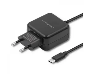 Ładowarka Qoltec 50197 czarna / 12W / 5V / 2,4A / USB typ C