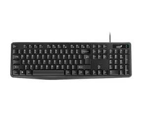 Układ Genius KB-117 czarny / Przewodowy / USB / CZ+SK