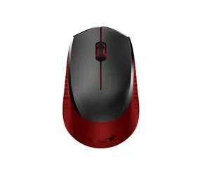 Genius NX-8000S czarno-czerwony / 1600 dpi / czujnik Blue-Eye / bezprzewodowy / cichy 