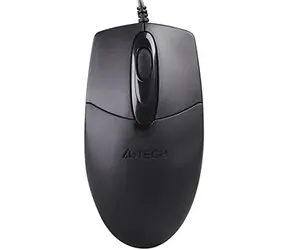 A4Tech OP-720 czarna / Mysz optyczna / 1200 DPI / 3 przyciski / USB / 1,5 m