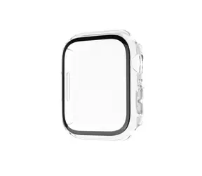 FIXED Etui ochronne Pure z hartowanym szkłem do zegarka Apple Watch 41 mm, przezroczyste