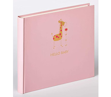 Walther Baby Animal 25x28 różowa żyrafa / album / 50 stron
