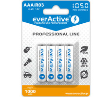 Akumulator EverActive Professional Line AAA (R03) 1050 mAh 4 szt. / Ni-MH
