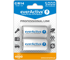 Akumulator EverActive Professional Line C (R14) 5000 mAh 2 szt. / Ni-MH