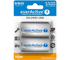 Akumulator EverActive Silver Line D (R20) 5500 mAh 2 szt. / Ni-MH