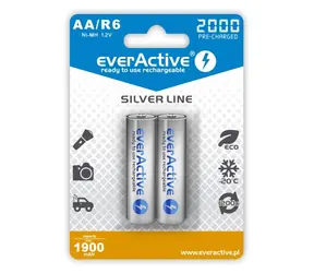 Akumulator EverActive Silver Line AA (R6) 2000 mAh 2 szt. / Ni-MH