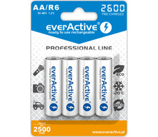 Akumulator EverActive Professional Line AA (R6) 2600 mAh 4 szt. / Ni-MH