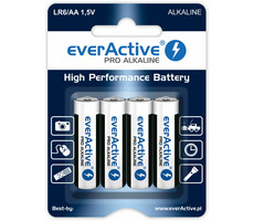 Baterie alkaliczne EverActive Pro AA (LR6) - blister 4 szt 