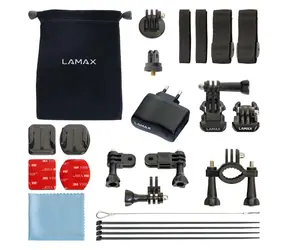 Lamax Zestaw akcesoriów do kamer akcji L - 15 szt. / Zestaw akcesoriów do kamer akcji L / 15 szt.