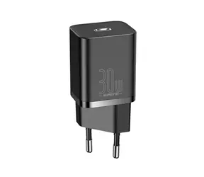 Szybka ładowarka Baseus Super SI czarna / 30W / USB-C