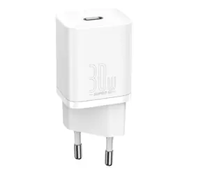 Szybka ładowarka Baseus Super SI (30W) biała / 30W / USB-C