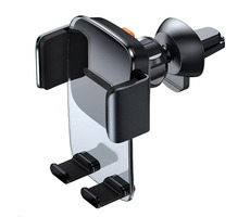 Baseus Easy Control Clamp SUYK000101 uchwyt samochodowy na telefon czarny / mocowanie wentylacyjne
