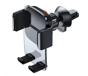 Baseus Easy Control Clamp SUYK000101 uchwyt samochodowy na telefon czarny / mocowanie wentylacyjne