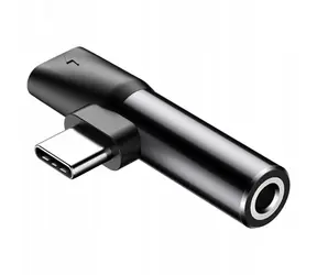 Baseus CATL41-01 redukcja USB-C na Jack 3,5 mm czarna