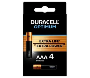 Duracell - Optymalny mikroołówek na baterie alkaliczne AAA 4 szt