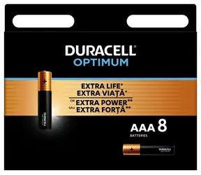 Duracell - Optymalny mikroołówek na baterie alkaliczne AAA 8 szt