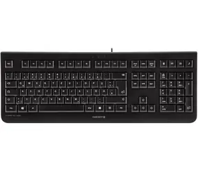 Cherry JK-0800GB-2 czarny / Klawiatura biurowa / przewodowa / układ USB / GB