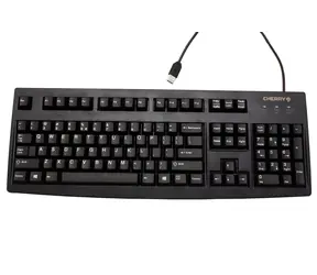 Cherry G83-6105LUNFR-2 czarny / Klawiatura biurowa / przewodowa / układ USB / FR