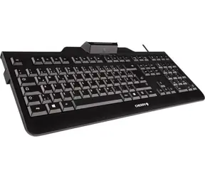 Cherry JK-A0100DE-2 czarny / Klawiatura biurowa / przewodowa / USB / układ DE