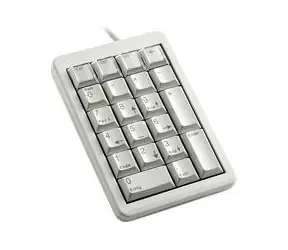 Cherry G84-4700LUCDE-0 szary / klawiatura numeryczna / przewodowa / USB / klawisze klasyczne / układ BE