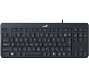 Genius LuxeMate 110 czarny / Klawiatura przewodowa / układ USB / CZ+ SK