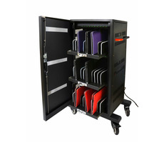 PORT CONNECT 901955 CHARGING CABINET czarna / Szafka ładująca na 30 urządzeń