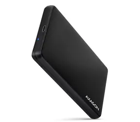 Axagon EE25-SLC, USB-C 3.2 Gen 1 - SATA 6G 2.5" SLIDE box, bezśrubowy, czarny