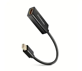 Axagon RVDM-HI14N miniDP - adapter HDMI MF czarny / 15 cm / 4K/30Hz