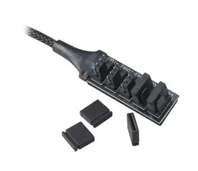 Akasa AK-FLEXA FP5H PWM / 5-wentylatorowy rozdzielacz PWM / 30cm 
