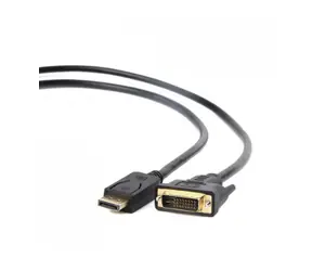Gembird CC-DPM-DVIM-1M kabel DP na DVI 1m czarny / 1x DisplayPort (M) / 1x DVI 24+1 (M)