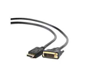 Kabel Gembird CC-DPM-DVIM- 3M DisplayPort na DVI 3M czarny / DisplayPort (M) / DVI 24+1 (M)