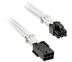 Kabel Bitfenix Alchemy 6-pin PCIe 45 cm biały / przedłużacz