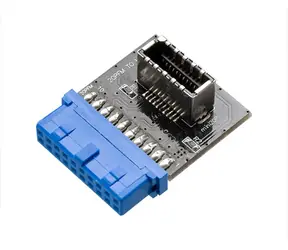 Adapter Akasa AK-CBUB51-BK / USB 3.0 na USB 3.1 / 20-pin