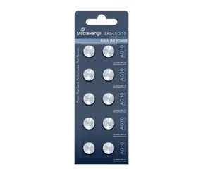 Baterie alkaliczne MediaRange Premium Coin Cells AG10 / LR54 / 1,5V / 10 szt.