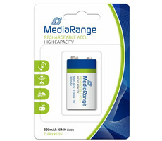 Akumulator MediaRange o dużej pojemności E-Block 6HR61/HR22 / 9V