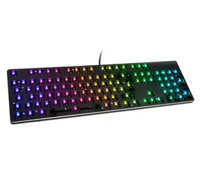 Glorious GMMK barebone ISO czarny / klawiatura do gier / bez przełączników / USB-C / układ ISO / RGB / 1,8 m