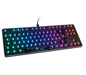 Wspaniała klawiatura GMMK TKL barebone ISO w kolorze czarnym / do gier TKL. / bez przełączników / USB-C / układ ISO / RGB / 1,8m