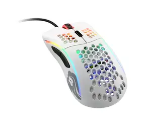 Glorious Model D matowy biały / mysz gamingowa / 12000 DPI / 6 programowalnych przycisków / RGB / 2m